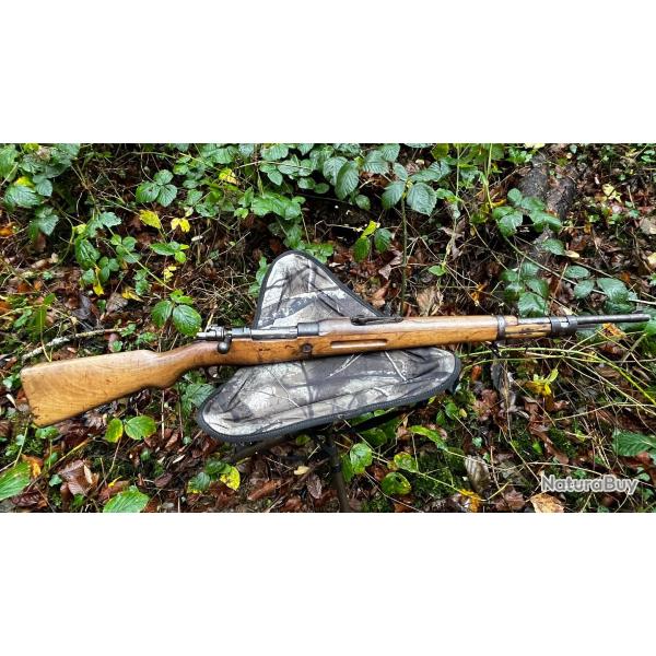Mauser K98 espagnol  La Curuna M43, mono matricule, calibre 8x57 JS (IS) + 57 MUNITIONS + 50 tuis