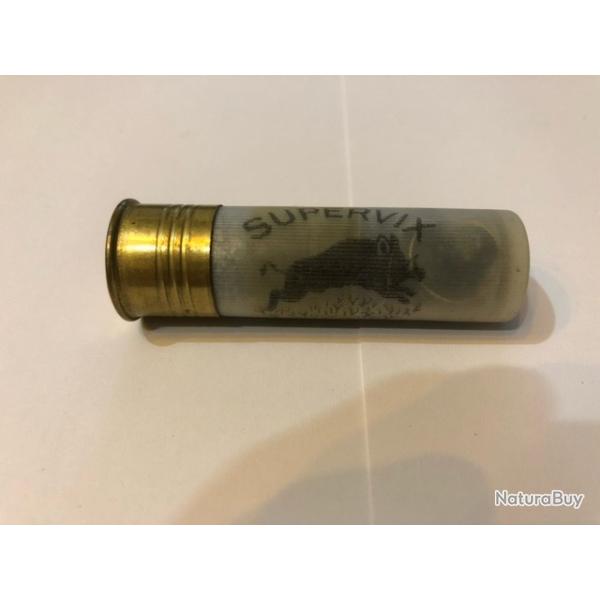 1 Cartouche Calibre 16 Gvelot Supervix Chevrotines 9 grains