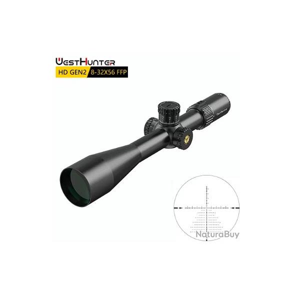 COMMANDE GROUPE BLACK FRIDAY WestHunter HD GEN2 8-32X56 FFP 1/10 MIL