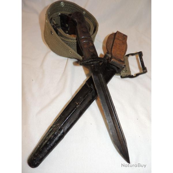 RARE COUTEAU COMBAT POIGNARD BAIO ENFIELD / PARACHUTISTES  - DIRECT GRENIER / A VOIR