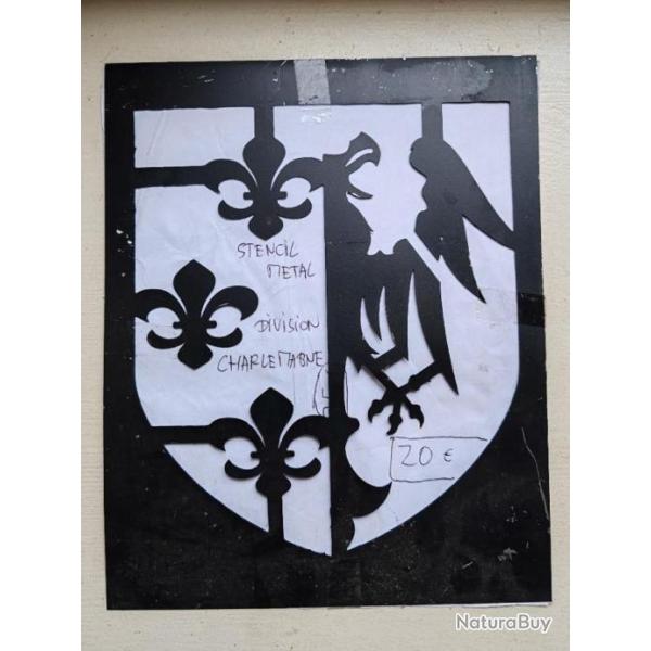 POCHOIR MTALLIQUE DE L INSIGNE DE LA 33 EME DIVISION