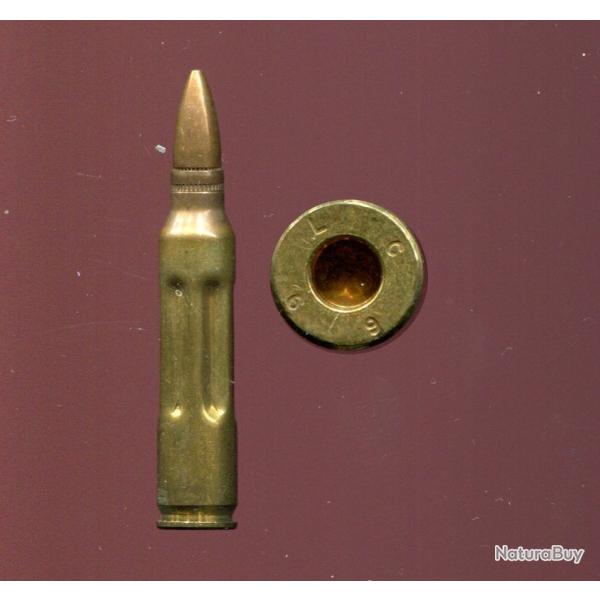 .223 Remington M16 USA Vietnam - Inerte de Manipulation - tui laiton  6 flutes - Lake City 1969