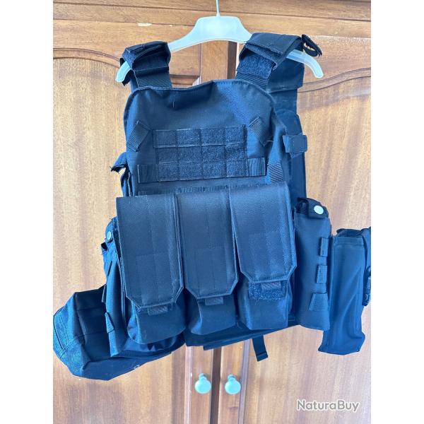 Gilet tactique noir