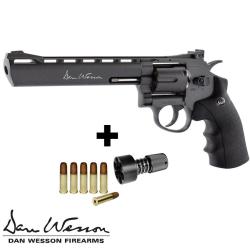 Revolver airsoft Dan Wesson 8 pouces CO2 full metal - Steel Grey