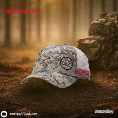 Casquette Winchester Noir Armée Chasse - Taille Unique, Style Militaire, Neuf Avec étiquettes