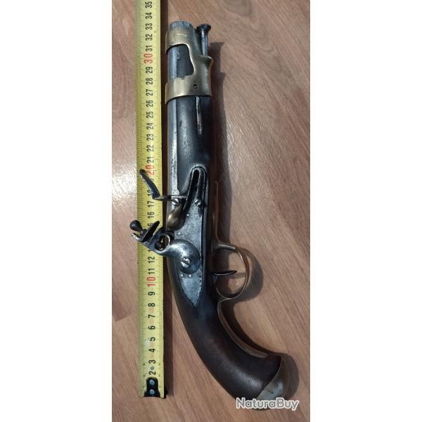 pistolet � silex mod�le AN VIII , AN 8