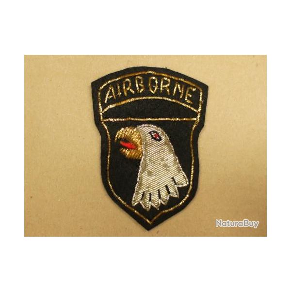 Patch 101 st Airborne Vietnam brod cannetille rf box 16