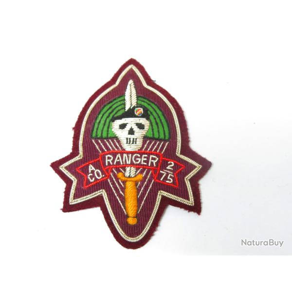 Insigne Ranger US sp forces brod cannetille ref 99 Box 344