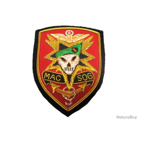 Insigne US Mac Sog brod or cannetille ref 178 box 344