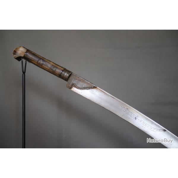 Sabre court dit yatagan - Empire Ottoman, probablement Algrie, 19me sicle