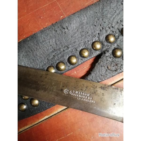 Provenant d'Am�rique du Nord Canadien couteau de trait� Am�rindien