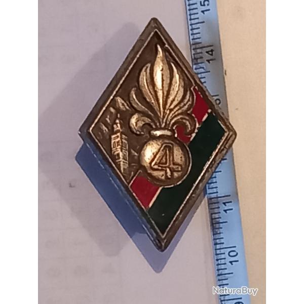 Insigne du 4�me r�giment �tranger d'infanterie (4�me REI) - Drago, Paris