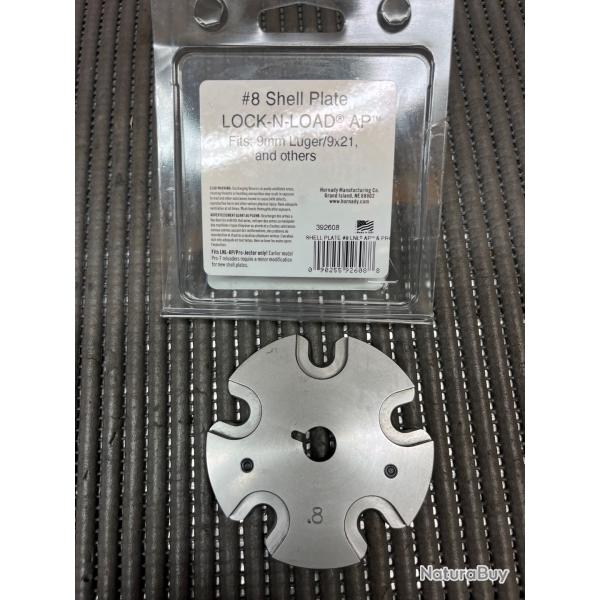 Shell plate hornady num�ro 8