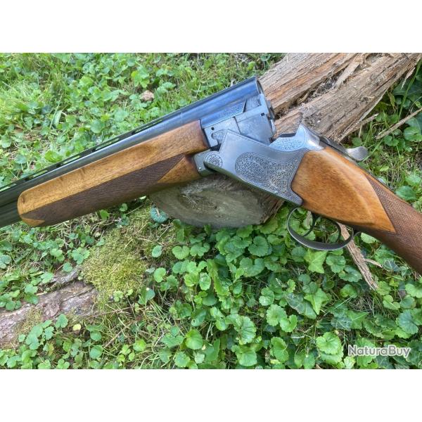 Elgant Winchester SUPERGRADE 12/70 Crosse anglaise 2 dtentes Premire main