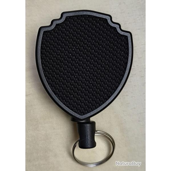 Clips porte-cles/carte noir 60 cm