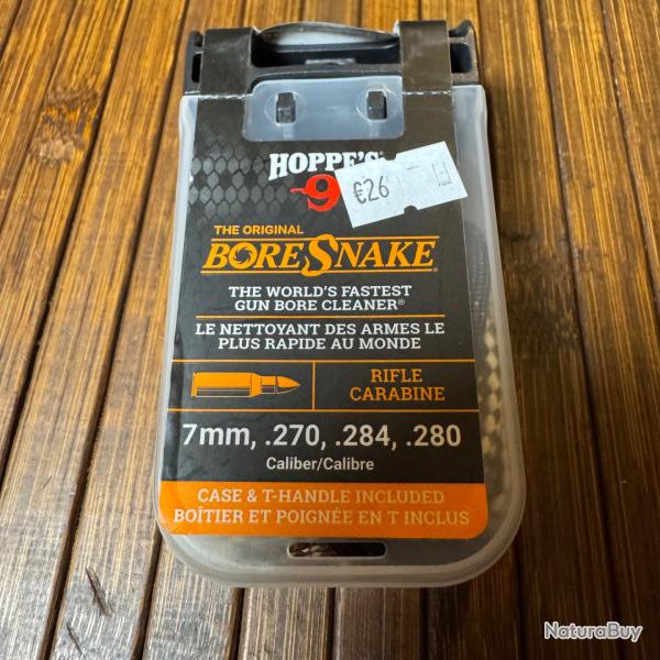CORDON NETTOYAGE BORESNAKE RIFLE CARABINE Cal 7 mm, 270, 284, 280