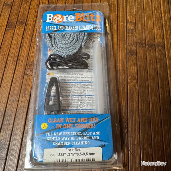 CORDON NETTOYAGE BORESNAKE BOREBLOTZ RIFLE CARABINE Cal 338 - 375 - 8,5 mm - 9,5 mm