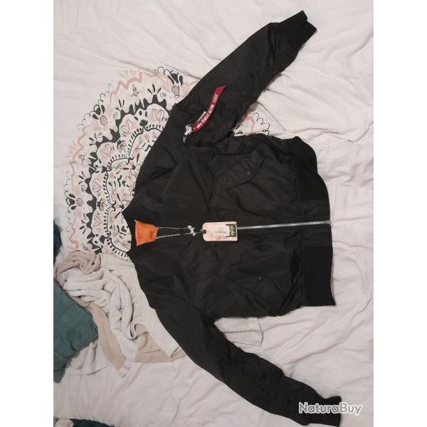Lot de 2 Bombers s�curit� alpha industrie taille L et xl7 hiver et �t� un neuf un occasion