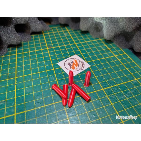 10 Cartouches entrainement Amortisseur ROUGE en 22lr - Snap cap - Made in France