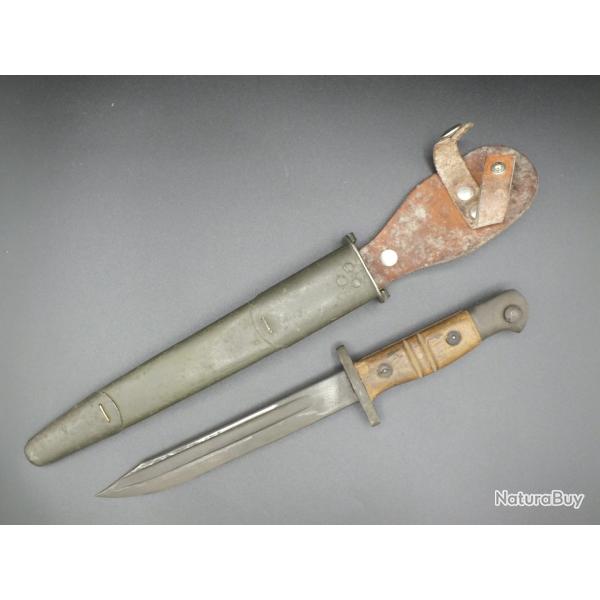 Poignard de parachutiste fran�ais l�gion �trang�re sur base de ba�onnette US Remington 1913