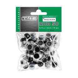 Billes pour arme de d&eacute;fense T4E Caoutchouc pr&eacute;cision - Cal. 50 x50