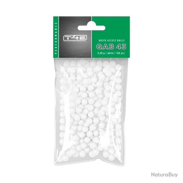 Billes pour arme de d�fense T4E Brise-Glace Polymer - Cal. 43 x100