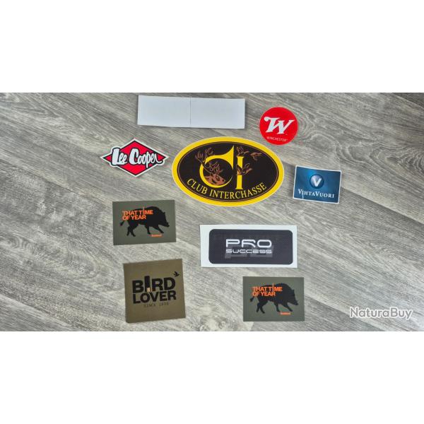 autocollant chasse lot 1