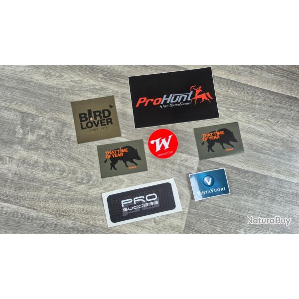 autocollant chasse lot 2