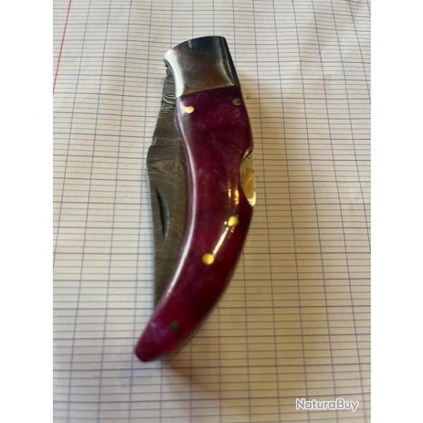 couteau lame damas (NOL)