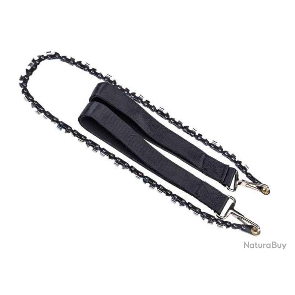 Scie a chaine manuelle Herbertz 33 dents en acier + etui