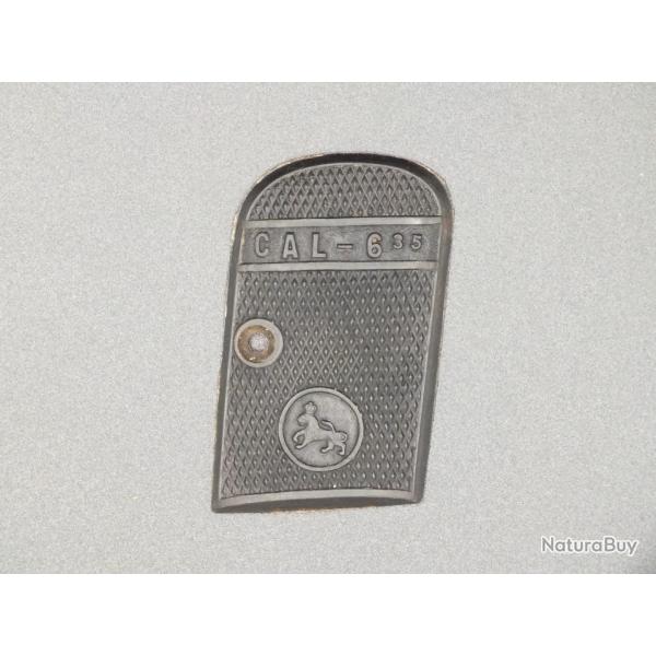 Plaquette droite de pistolet marque inconnue cal.6,35