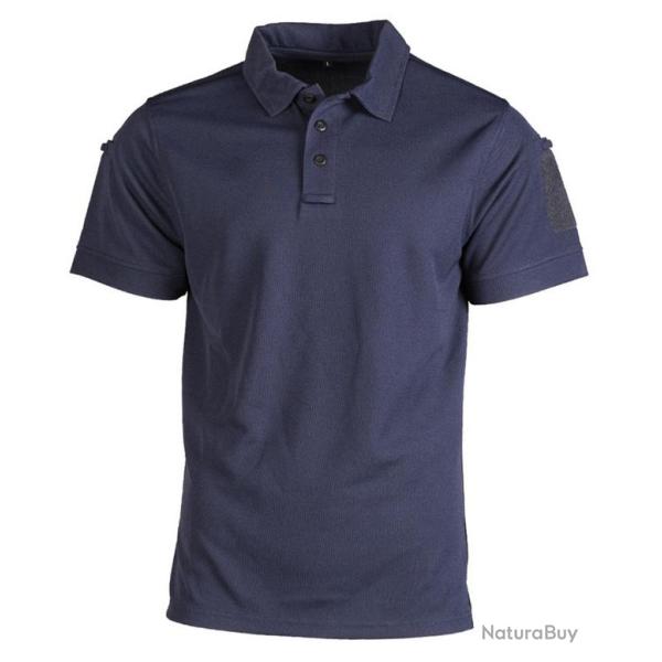 Polo tactique QUICKDRY Bleu
