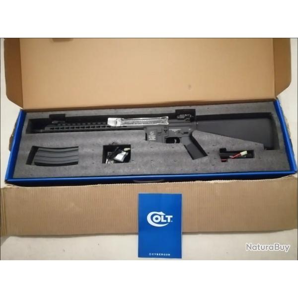M16 AEG m�tal avec ext�rieur de qualit�, garde main en aluminium CNC avec licence colt neuf