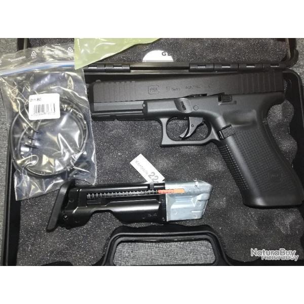Pistolet Umarex Glock 17 GEN 5 t4e Calibre 43