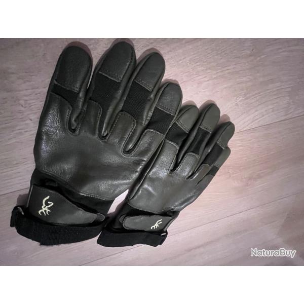 Paire de gants browning tracker vert taille L