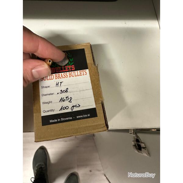 500 ogives mono mtallique los 308 165grain hpbt