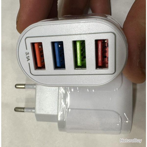 Prise murale 4 ports USB pour Garmin TT25