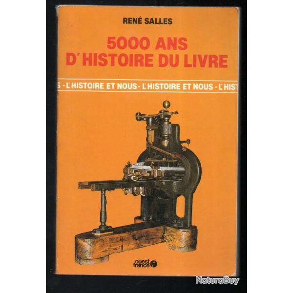 5000 ans d'histoire du livre de ren� salles