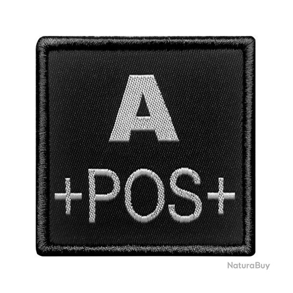 PATCH Groupe Sanguin Noir A+