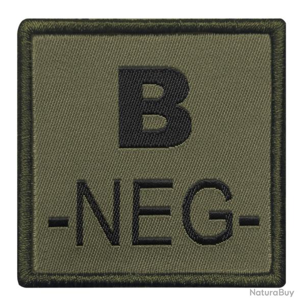 PATCH Groupe Sanguin Vert OD B-
