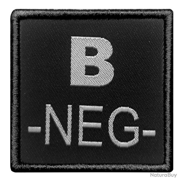 PATCH Groupe Sanguin Noir B-