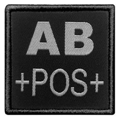 PATCH Groupe Sanguin Noir AB+