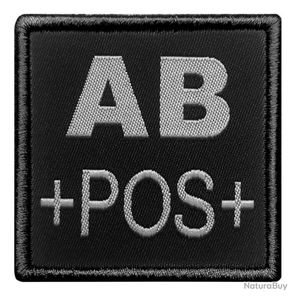 PATCH Groupe Sanguin Noir AB+