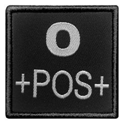 PATCH Groupe Sanguin Noir O+