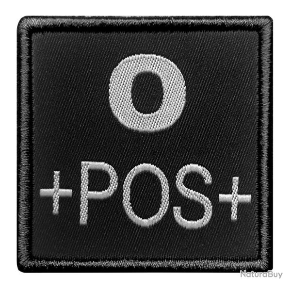 PATCH Groupe Sanguin Noir O+