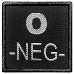 PATCH Groupe Sanguin Noir O-