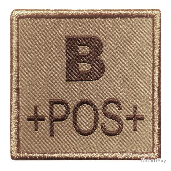 PATCH Groupe Sanguin Sable B+