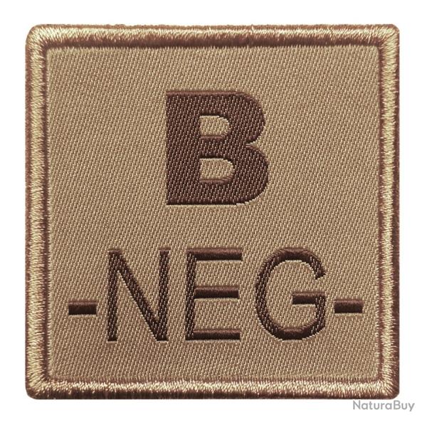 PATCH Groupe Sanguin Sable B-