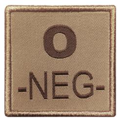 PATCH Groupe Sanguin Sable O-