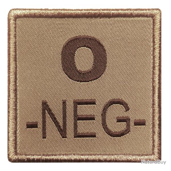 PATCH Groupe Sanguin Sable O-